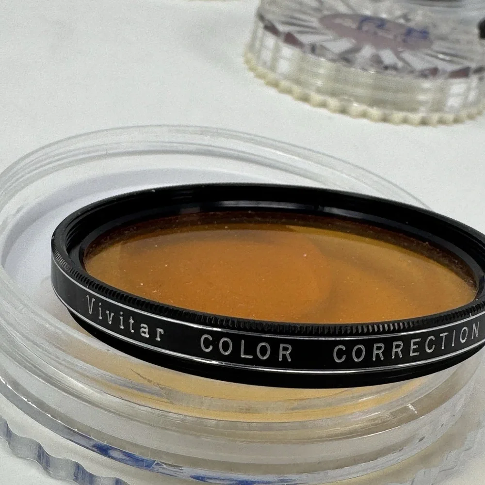 Lot of‎ Camera Lens Filters Tiffen Hoya Vivitar Colors w/Cases